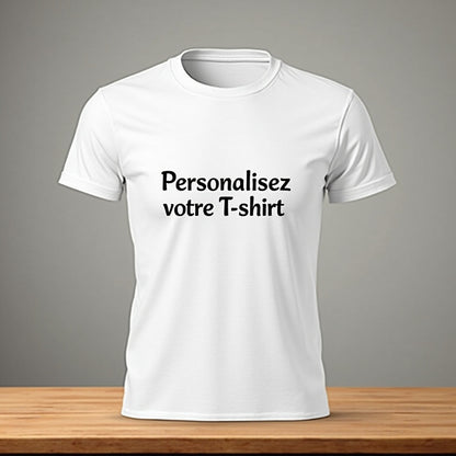 t-shirt en coton personnalisable