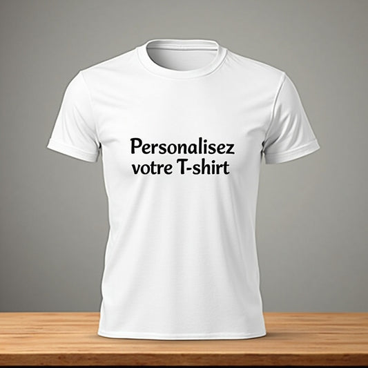 t-shirt en coton personnalisable